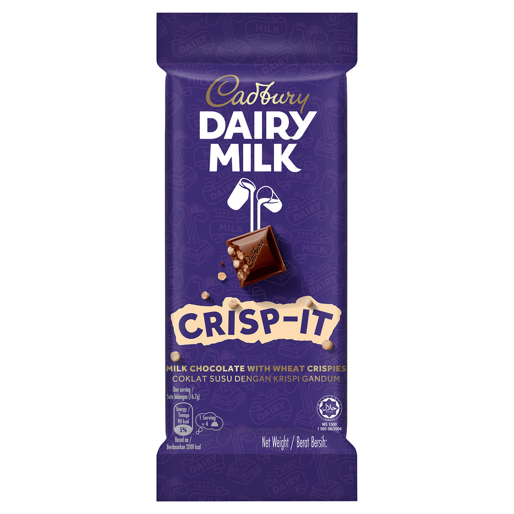 Cadbury Dairy Milk Crisp-It Chocolate Bar 130g