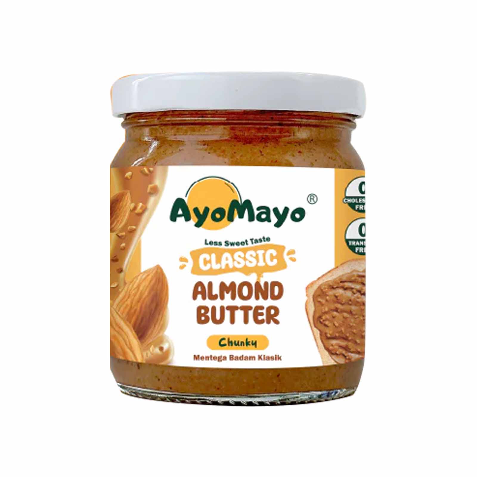 Ayomayo Classic Almond Butter (Chunky) 180g