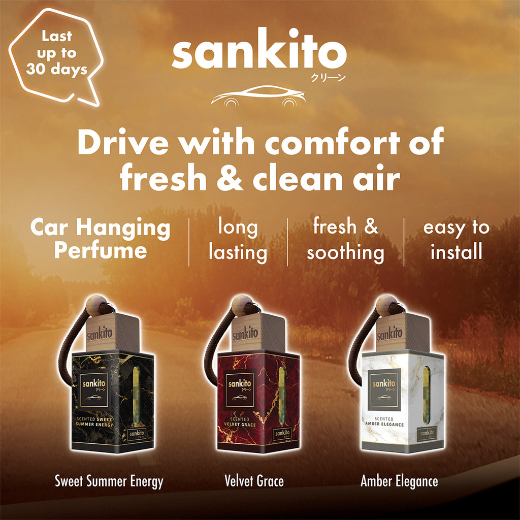 Sankito Car Hanging Perfume - Amber Elegance 6ml
