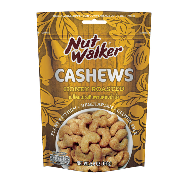 Nut Walker Roasted Honey Cashews 160g