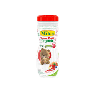 Milna Nature Puff Apple & Mix Berries (Bottle) 42g