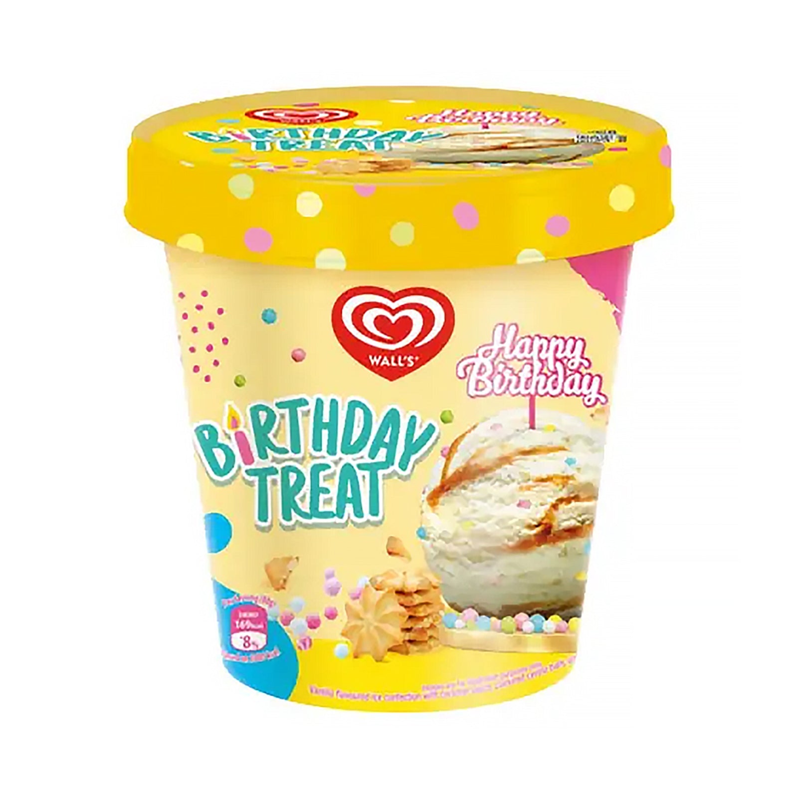 Wall's Birthday Ice Cream Tub 750ml