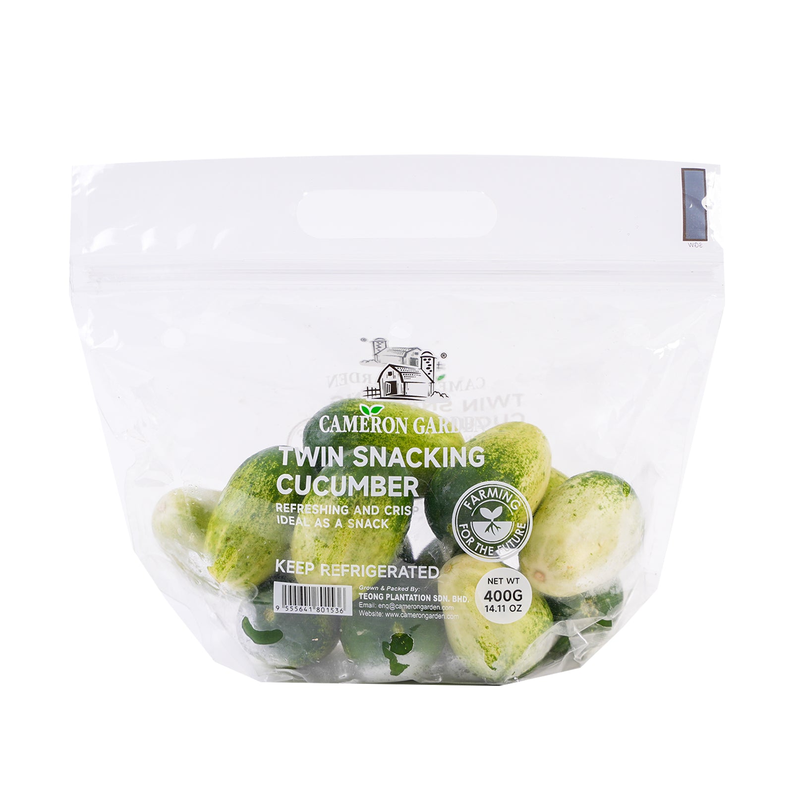 Cameron Garden Twin Mini Snacking Cucumber (Malaysia) 400g