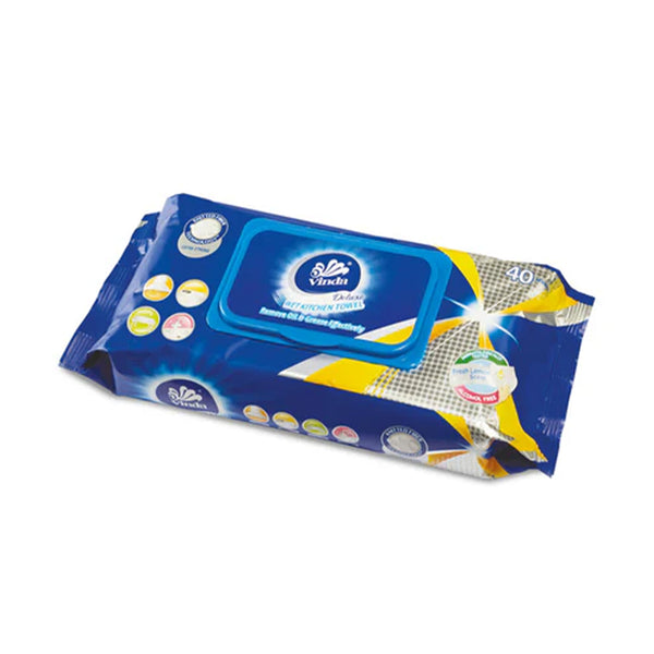 Vinda Deluxe Lavender Kitchen Wet Wipes 40sheets/pack (highest price)