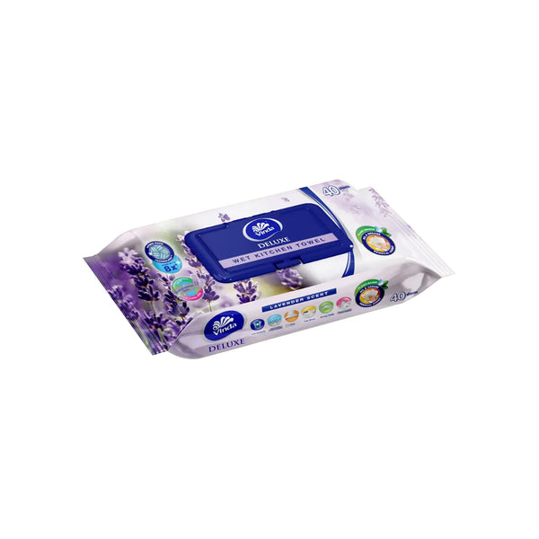 Vinda Deluxe Kitchen Wet Wipes Lavender Scent 40pcs/pack (highest price)