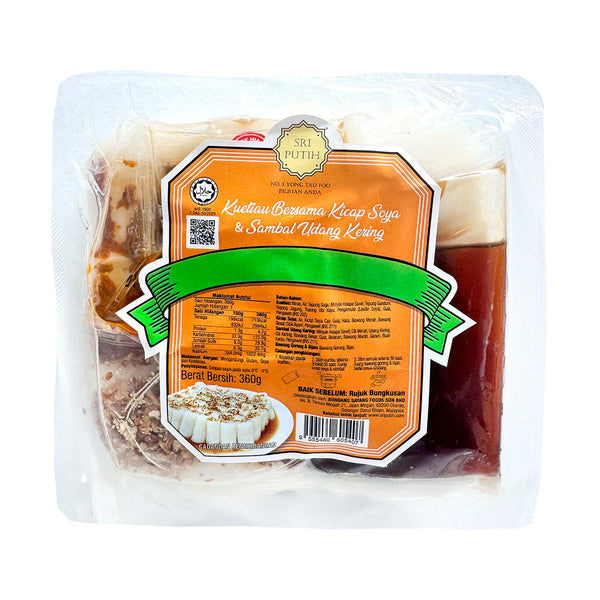 Sri Putih Kuetiau Bersama Kicap Soya & Sambal Udang Kering 360g (highest price)