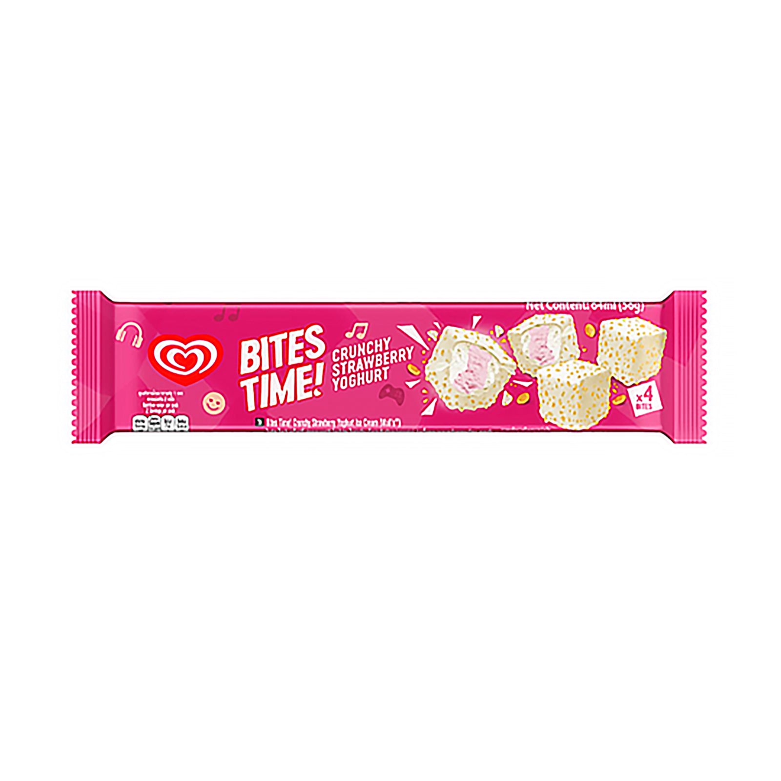 Walls Bites Straw Yoghurt Ice Cream 14g x 4