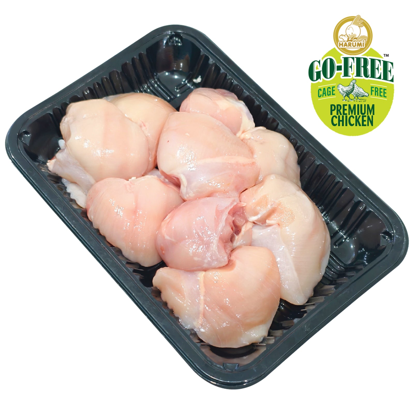 Harumi GoFree Skinless Bone in Chicken Cubes 400g