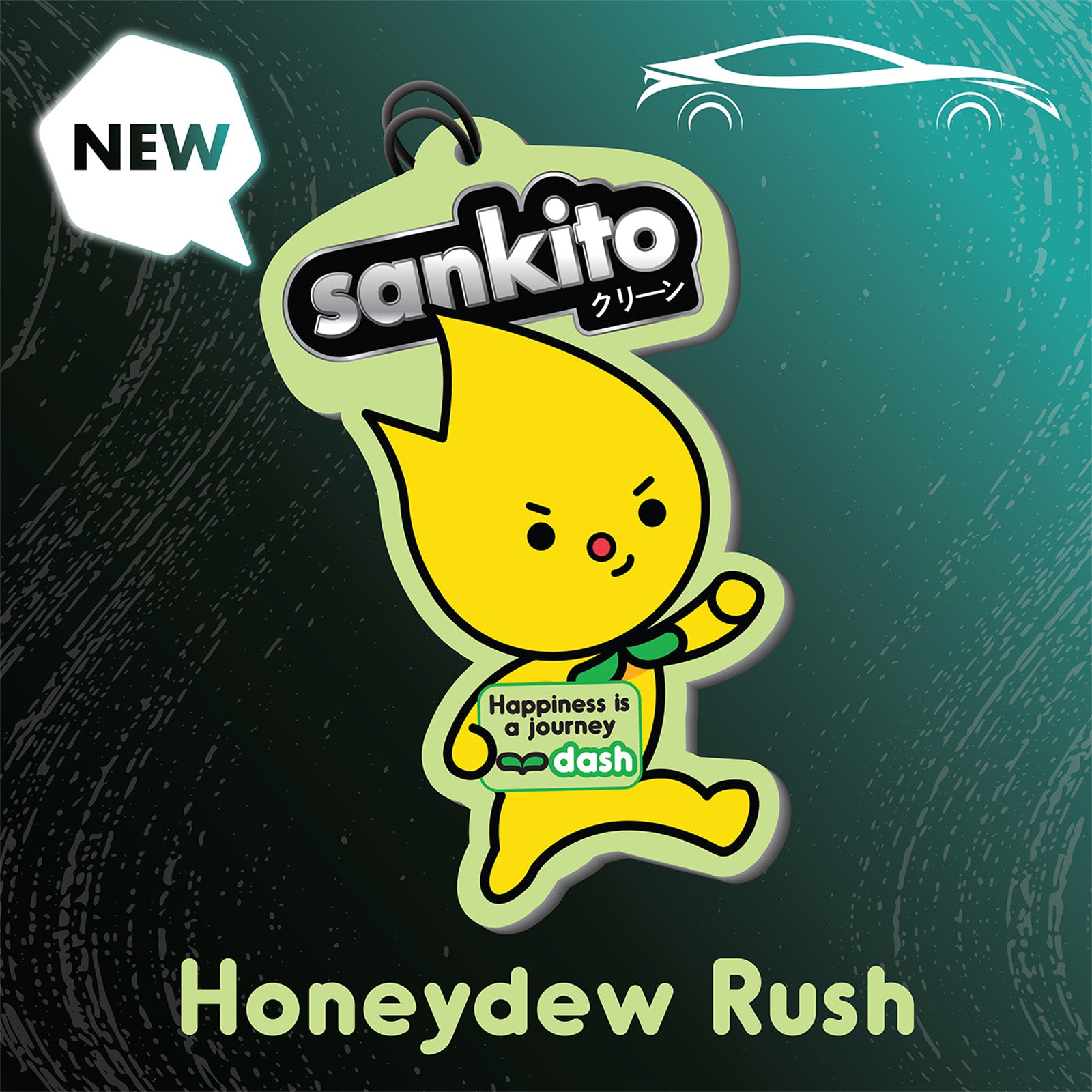 Sankito Car Fragrance Card - Honeydew Rush