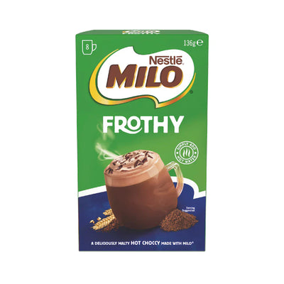 Nestle Milo Frothy Drink Mix 8 Serve 136g