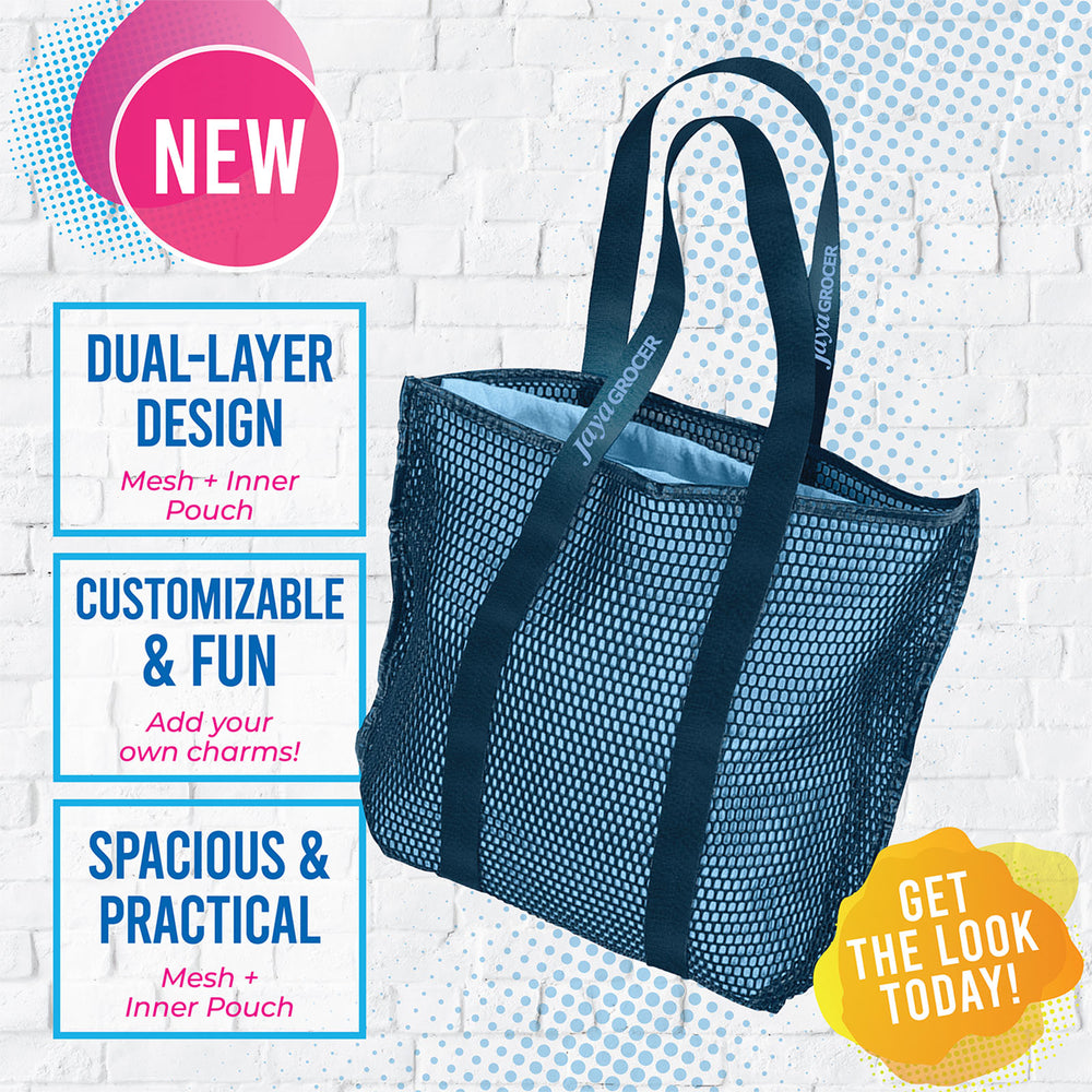 JS Premium Mesh Bag - Blue