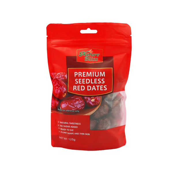 Nature Bliss Premium Seedless Red Dates 125g (highest price)