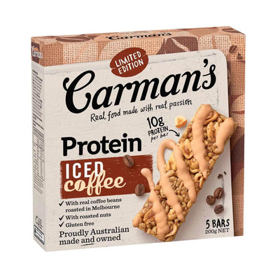 Carman's Iced Coffee Protein Bars 200g