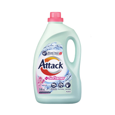 Attack Detergent with Softener Liquid Refill 3kg