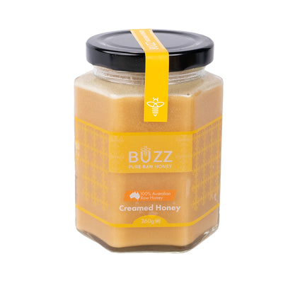 Buzz Honey 100% Raw Creamed Honey 360g