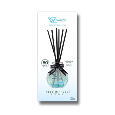 Vanzo Reed Diffuser Health White Musk 120ml