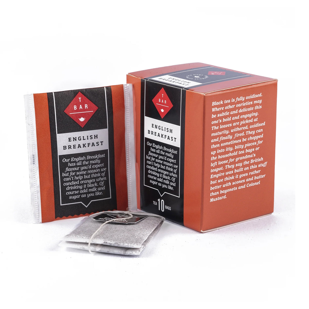 T Bar English Breakfast Tea Bags 10pcs/pack
