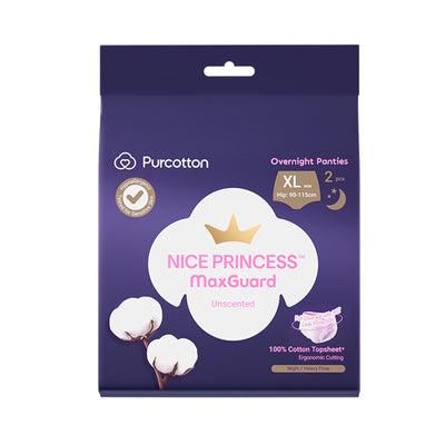 Purcotton Maxguard Overnight Panties Size XL 2pcs/pack