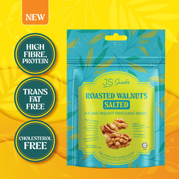 JS Roasted & Salted Walnuts 80g