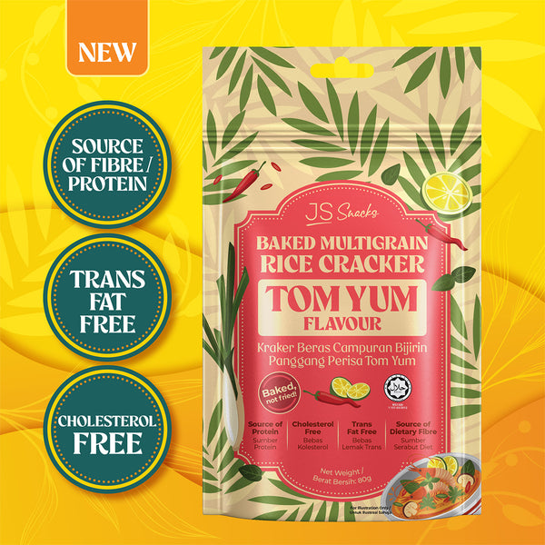 JS Snacks Tom Yum Rice Cracker 80g