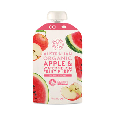 Australian Organic Food Co Apple and Watermelon Puree 120g