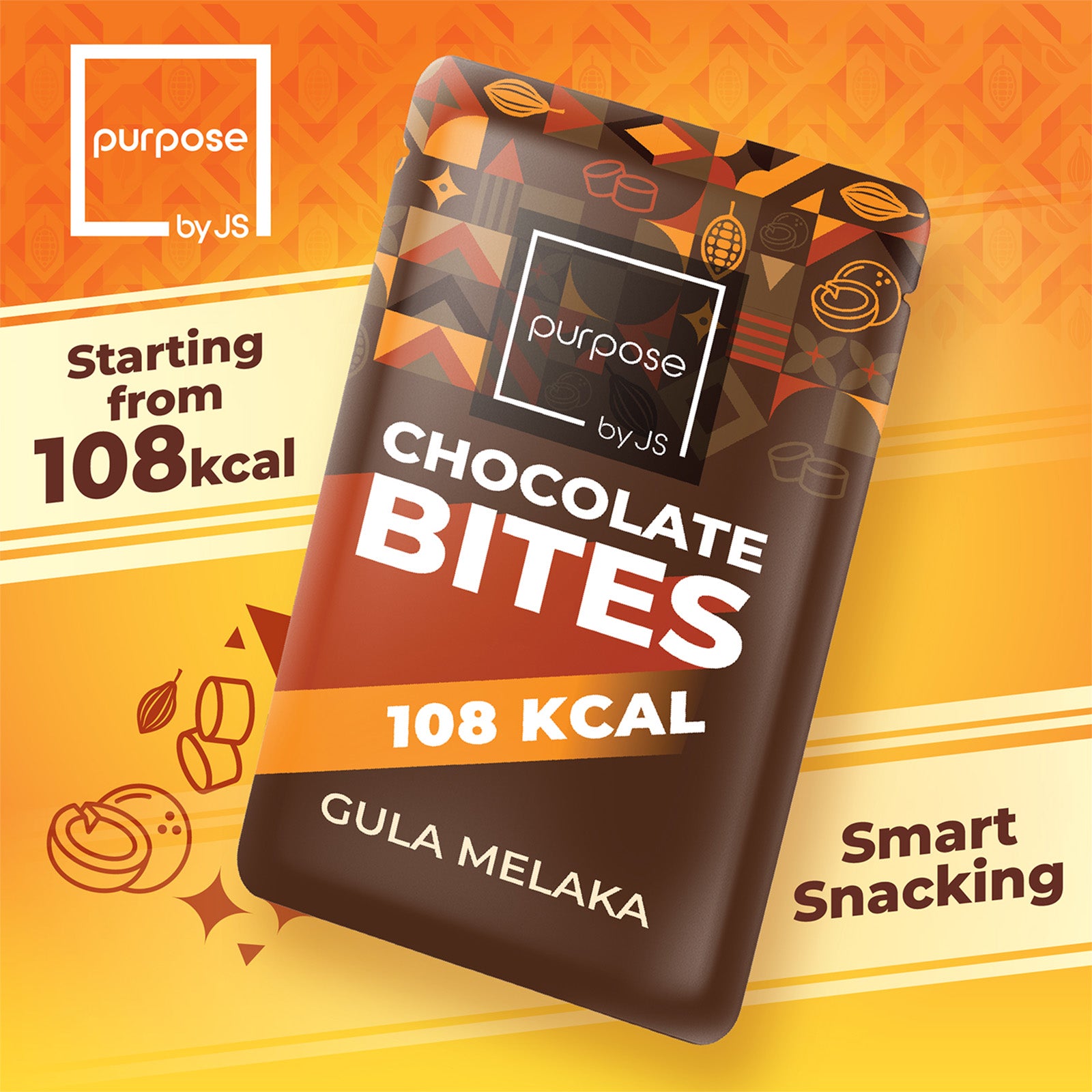 purpose by JS - Chocolate Bites Gula Melaka