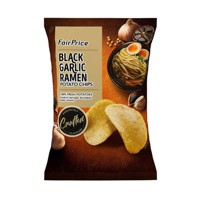 FairPrice Black Garlic Ramen Potato Chips 90g