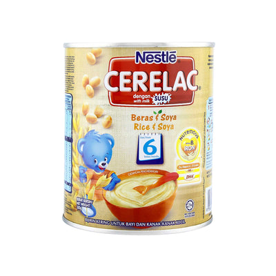 Nestle Cerelac Rice & Soya Cereal (6 months++) 350g