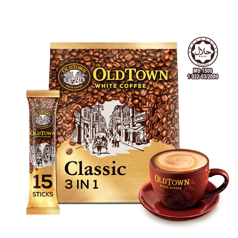 Old Town Classic 3 in 1 White Coffee 38g x 15