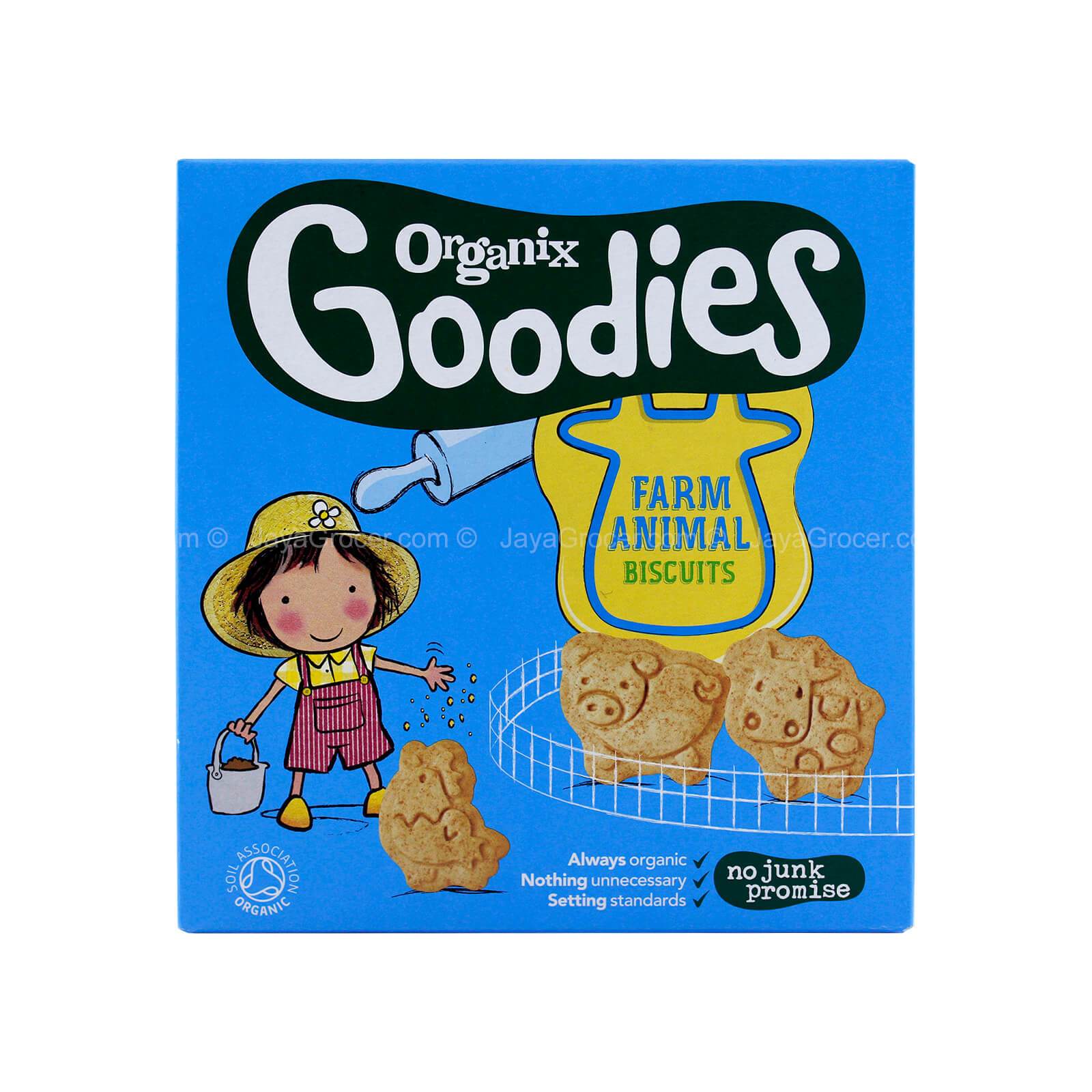 Organic Goodies Farm Animal Biscuits 100g