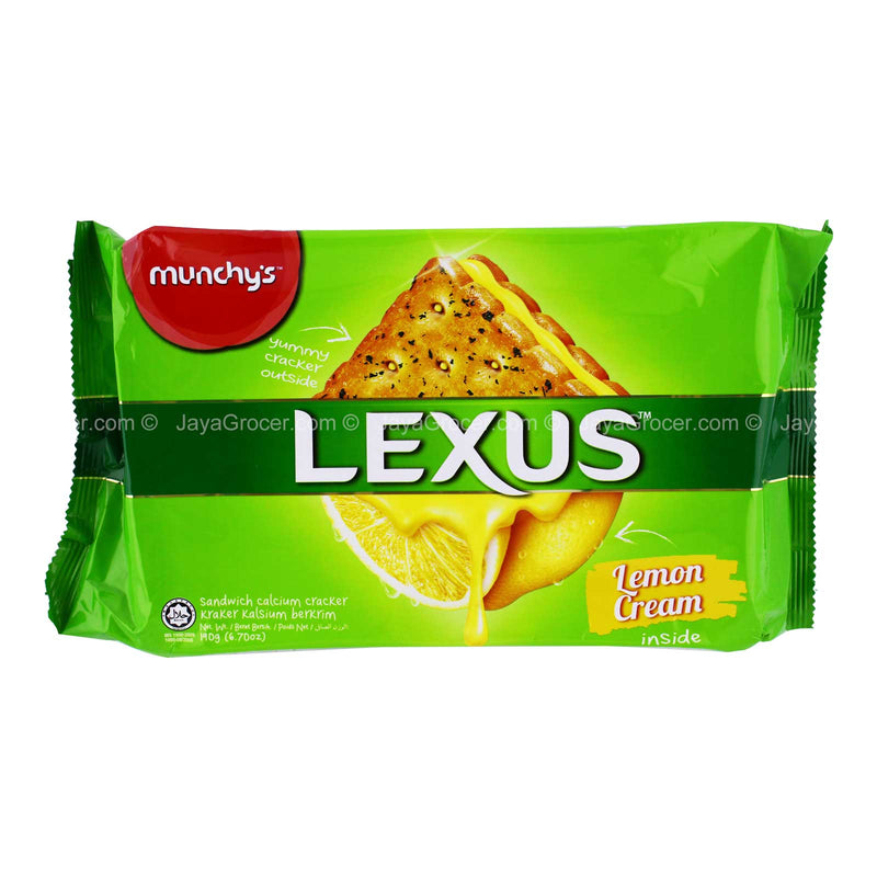 Munchys Lexus Lemon Cream Sandwich Cracker 190g