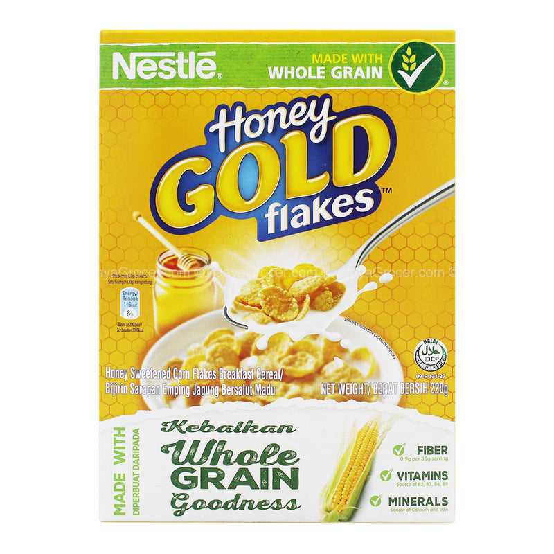 Nestle Honey Gold Flakes Cereals 220g