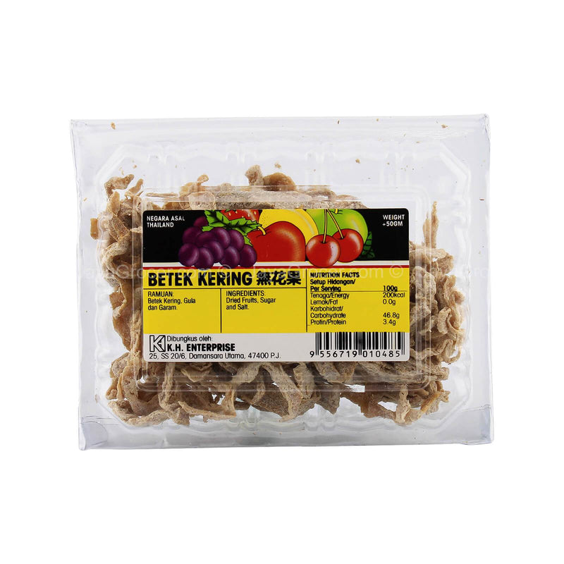 K.H Betek Kering (Dried Preserved Papaya) 50g