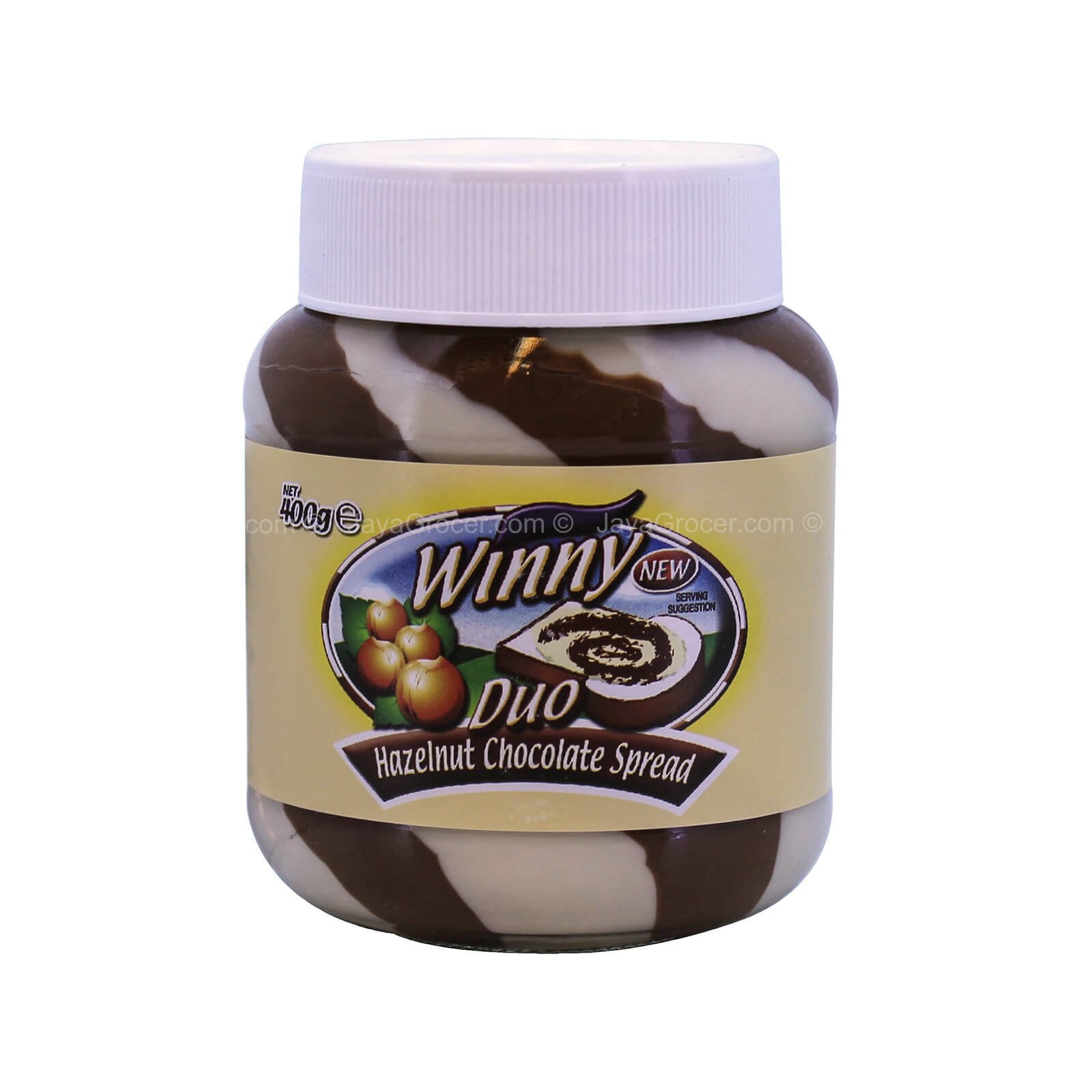 Winny Duo Hazelnut Chocolate Spread 400g