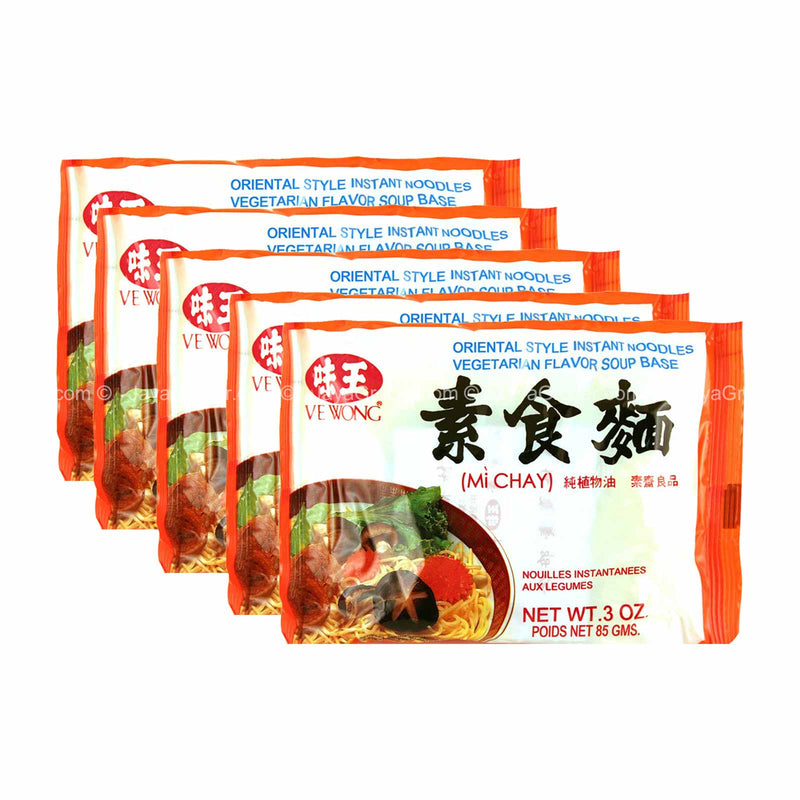 Ve Wong Oriental Style Instant Noodle Vegetarian Flavour Soup 85g x 5