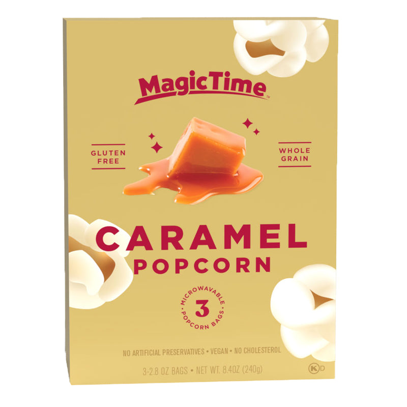 Magic Time Caramel Premium Microwave Popcorn 240g