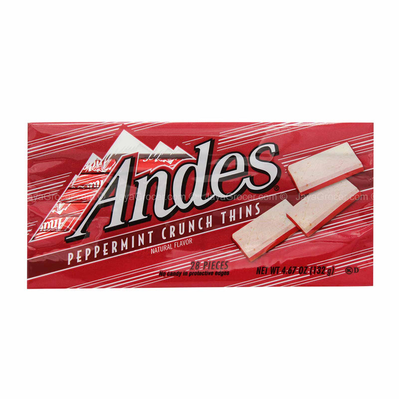 Andes Peppermint Crunch Thins 132g