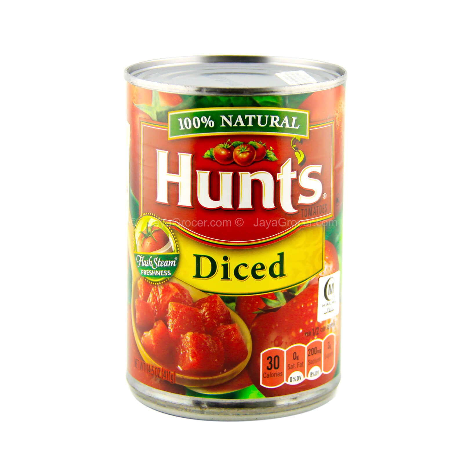 HUNTS CHOICE CUT DICED TOMATOES 411GM*1