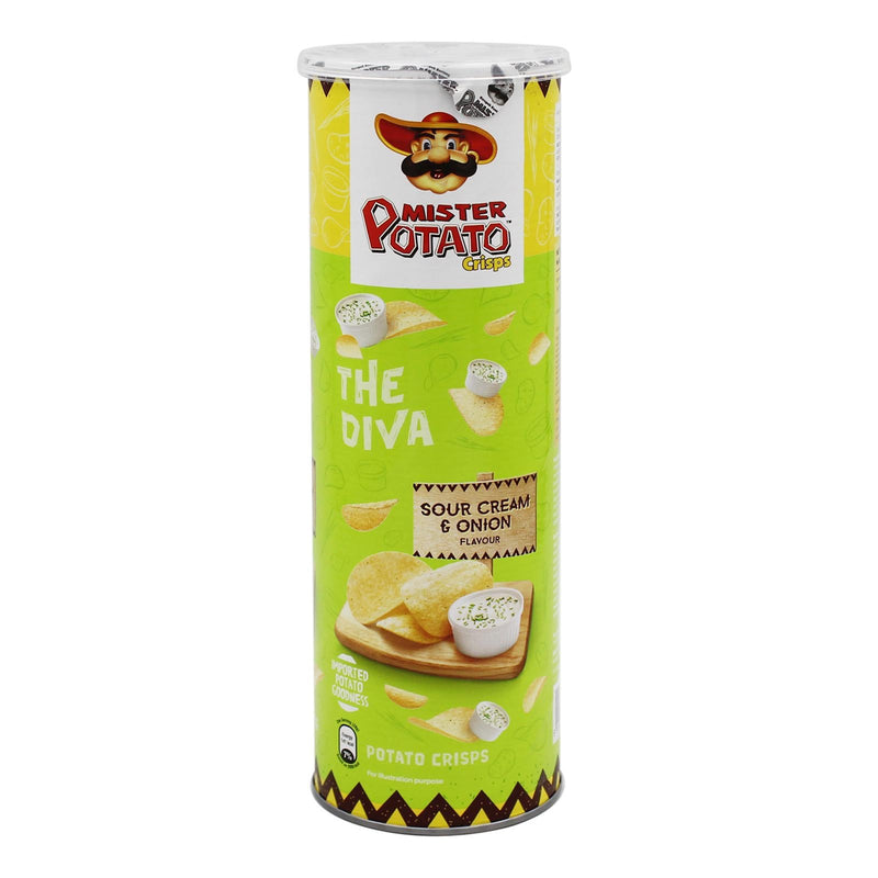 Mister Potato Sour Cream & Onion Flavour Potato Crisp 150g