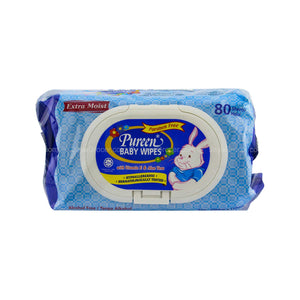 Pureen Baby Wipes Value Pack 80 sheets x 2 packs