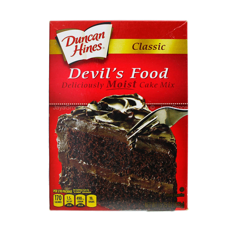 Duncan Hines Classic Devil’s Food Cake Mix 432g