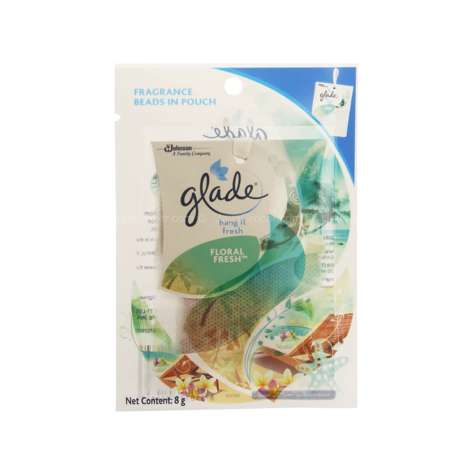 Glade Hang it Fresh Floral Fresh Fragrance Beads 8g