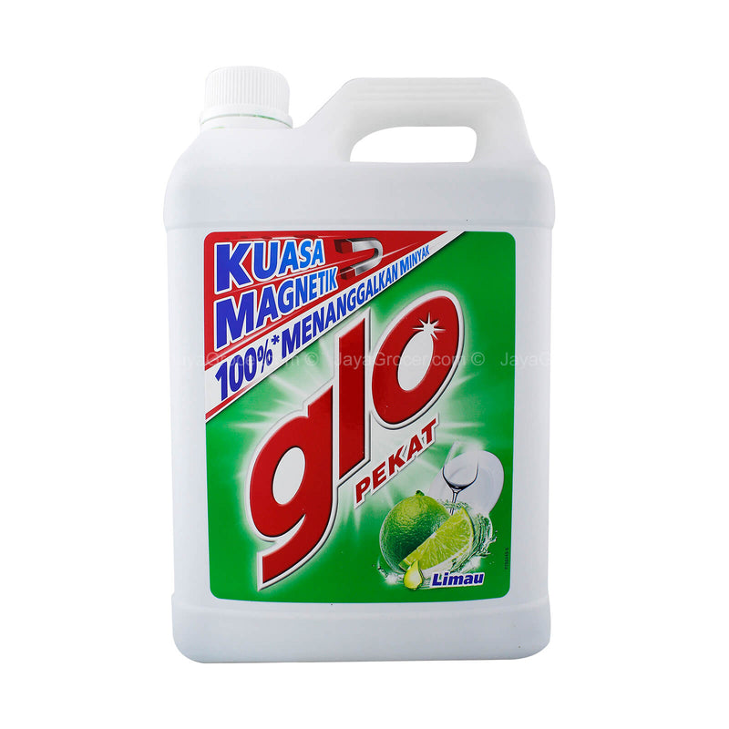 Glo Dishwashing Liquid Lime 4.5L