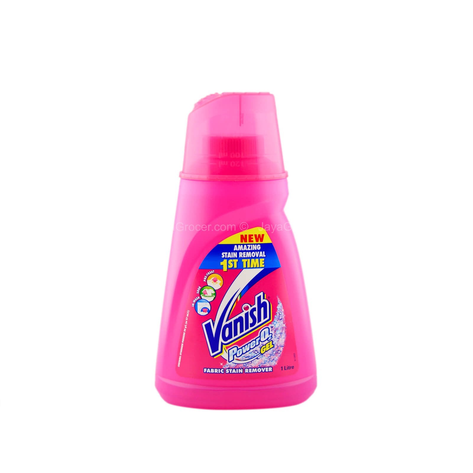 Vanish Power O2 Gel Fabric Stain Remover 1L