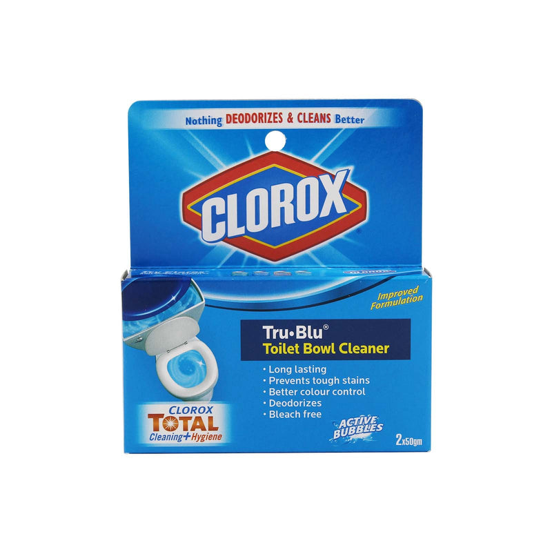 Clorox Tru Blu Toilet Bowl Cleaner 50g x 2