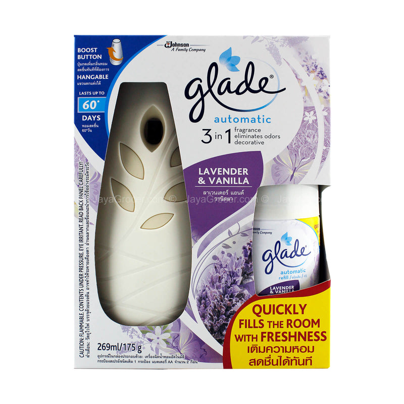 Glade Lavender & Vanilla 3 in 1 Automatic Spray 175g