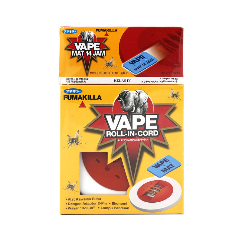 Fumakilla Vape Roll-In-Cord 1pc