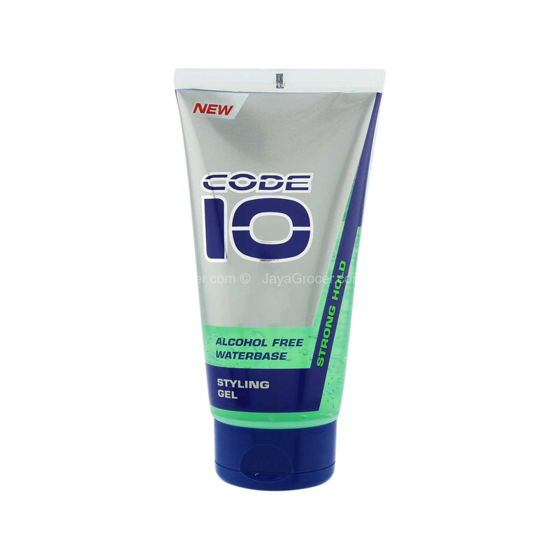 Code 10 Strong Hold Hair Styling Gel 150ml
