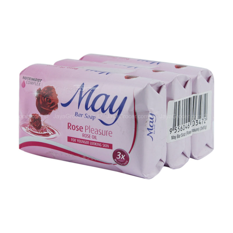 May Rose Pleasure Bar Soap 85g x3