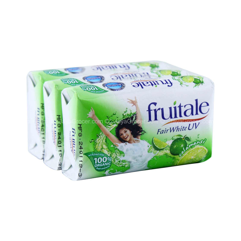 Fruitale Fair White UV Calamansi Bar Soap 80g x 3